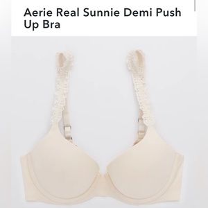 Aerie Real Sunnie Demi Push Up Bra